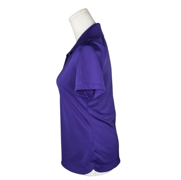 Nike Golf Dri-FIT Tour Performance Purple Polo Shirt Women’s Small - Picture 4 of 6